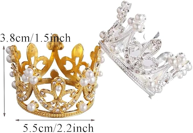 Infant Baby Girl Boy Crown Photo Shoots Headband for Newborn Crystal Princess Party Headwear Photography Props