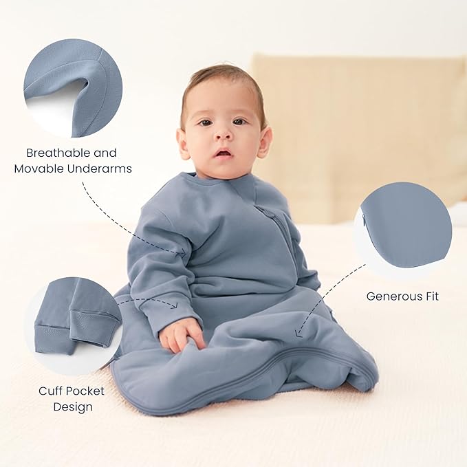 Unisex Sleeping Bag for Babies and Toddlers 3.5 Tog Sleep Sack, Baby Sleep Sack, One piece with sleeves, Gifts for Baby
