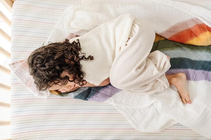 CLEMENTINE KIDS Muslin Infant Swaddles (Rainbow Connection)