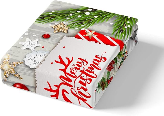 Christmas Kids Bedding Set Christmas Tree Racing Car Duvet Cover for Boys Children Teens Bedroom Decor Snowflake Xmas Theme Comforter Cover Set New Year Bedspread Cover Twin Size with 1 Pillow Case