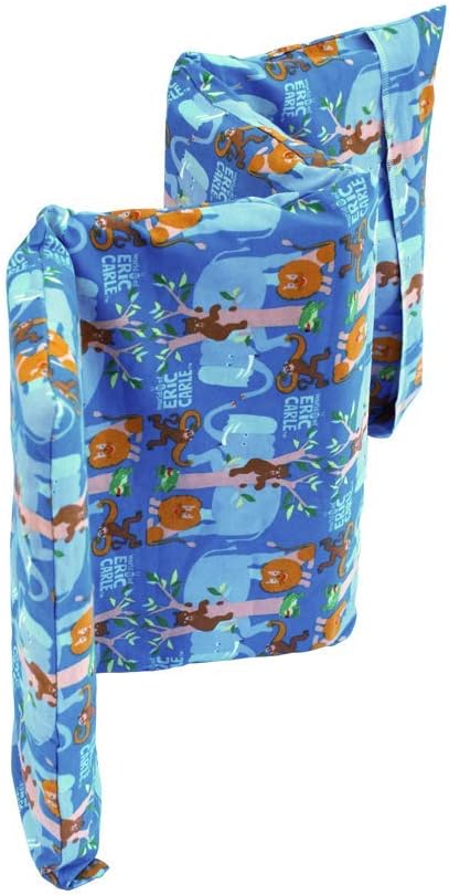 KinderMat + Eric Carle Kinderbundle - The Very Hungry Caterpillar and Friends - Full Nap Mat & Washable Cover, Special Edition - 47" x 22", Value Bundle, Great for Daycare & Family Households