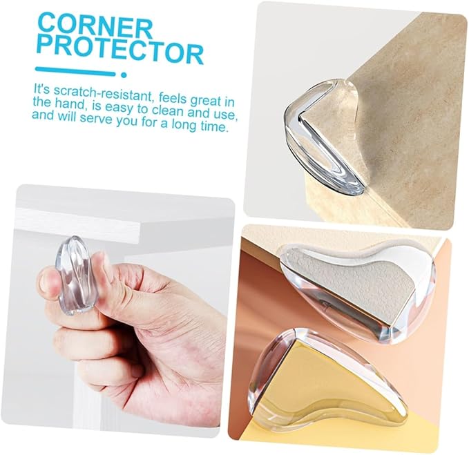 20pcs Safety Corner Protectors Furniture Bumper Guards for Childproofing Tables and Glass Coffee Tables Protective Edge Guards for Home Kindergarten Nursery Use