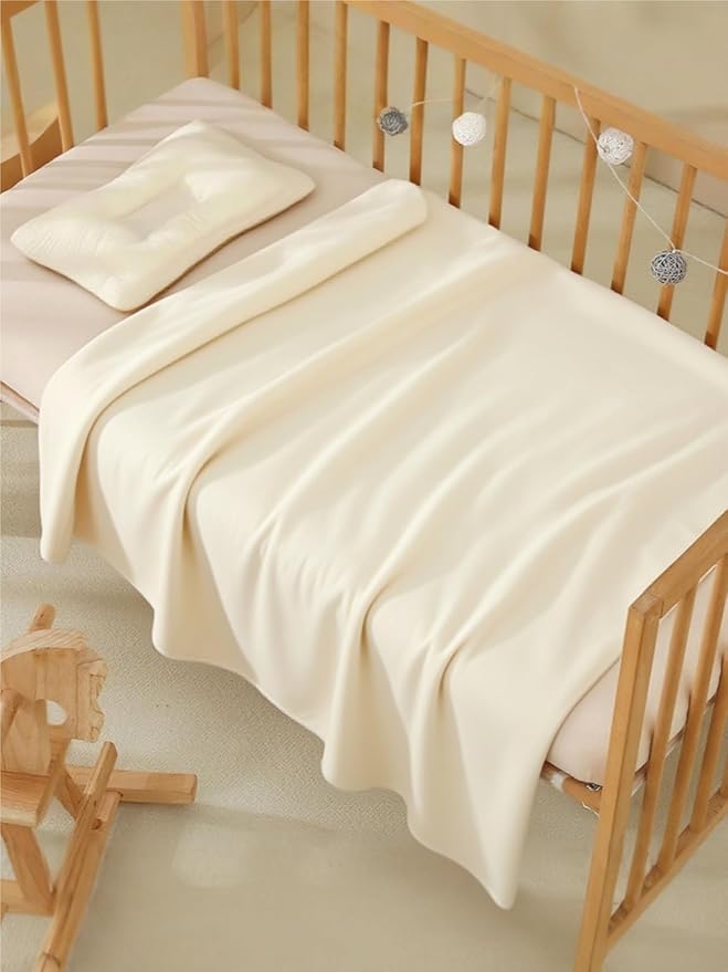 Organic 100% Cotton Multifunctional Blanket 47x47 Inches，Ultra-Soft for Baby & Home，Hypoallergenic, Machine Washable - for Travel, Nursery, Sofa & Camping