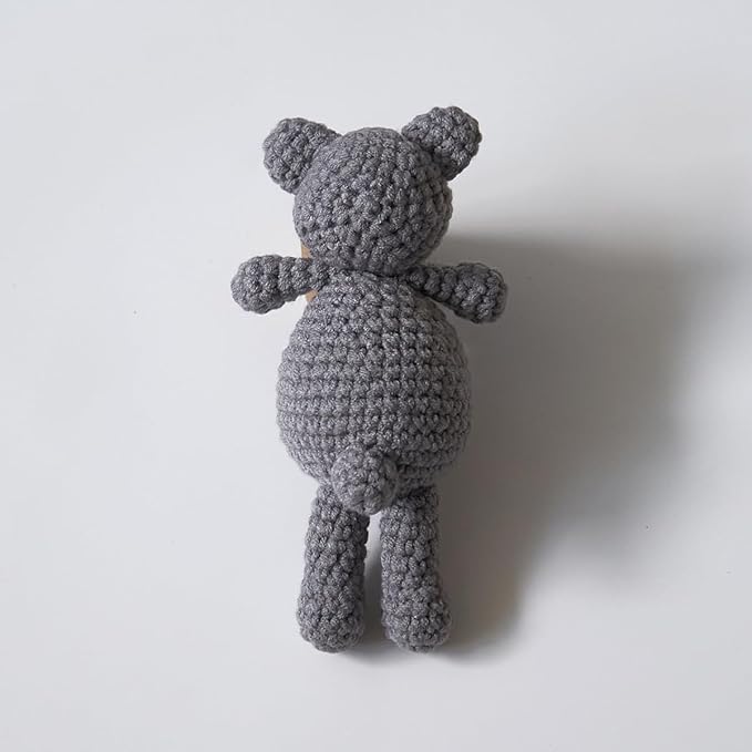 Zeroest Newborn Baby Boy Girl Photography Props Bear Hat Outfits Crochet Kint Handmade Cap Set for Newborn Photo Shoot