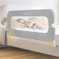 Bed Rail for Toddlers,Swing Down Kids Beds Rails Guard for Twin,Full,Queen,Bunk Size Bed,Extra Tall Child Bed Rail Guard with Reinforced Anchor Safety System(Grey,40 Inch,1 Side)