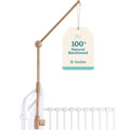Baby Crib Mobile Arm Wooden Holder - Baby Mobile Hanger for Crib (31 inch, 100% Natural Beech Wood) Strong Anti Slip - Nursery Decor & Gift Accessories (Original)