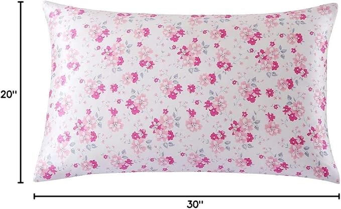 SLPBABY Silk Pillowcase for Hair and Skin with Hidden Zipper Print (Queen, Pattern29)