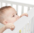 Mesh Sets Toddlers' Bed Rail Bumpers Protecter - Children's Bed Guardrail Padding - Anti-Collision |- Easy InstallEnhanced Safety Mostly Fit (4pc-white01)
