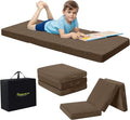 MeMoreCool Foldable Floor Mattress for Kids, Toddler Floor Nap Mat for Sleeping Daycare, Small Child Foldable Mattress Floor Bed, Trifold Futon Portable Tri Folding Mattress, 57x22 Inch