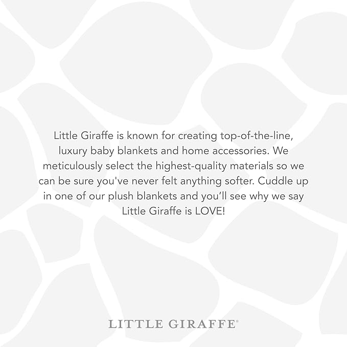 Little Giraffe Baby Blanket - Velvet Soft Blanket with Satin Trim - Baby Stroller Blanket - Newborn Baby Essentials & Baby Gifts - 29x35" - Pink