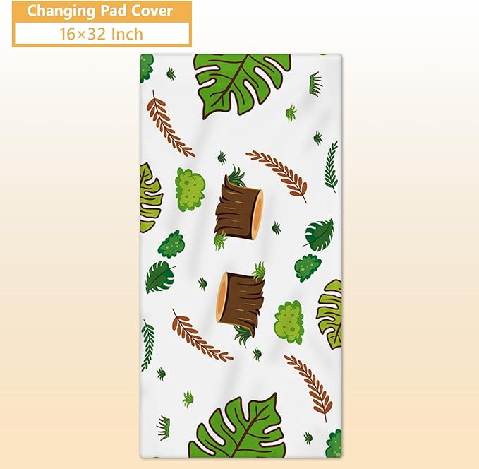 Personalized Baby Crib Set, 5 Pcs Baby Boy Crib Bedding Set, Custom Name Green Elephant Baby Crib Bedding Set Neutral, Double Layer Flannel Nursery Bedding Set, Infant Toddler Customized Gift