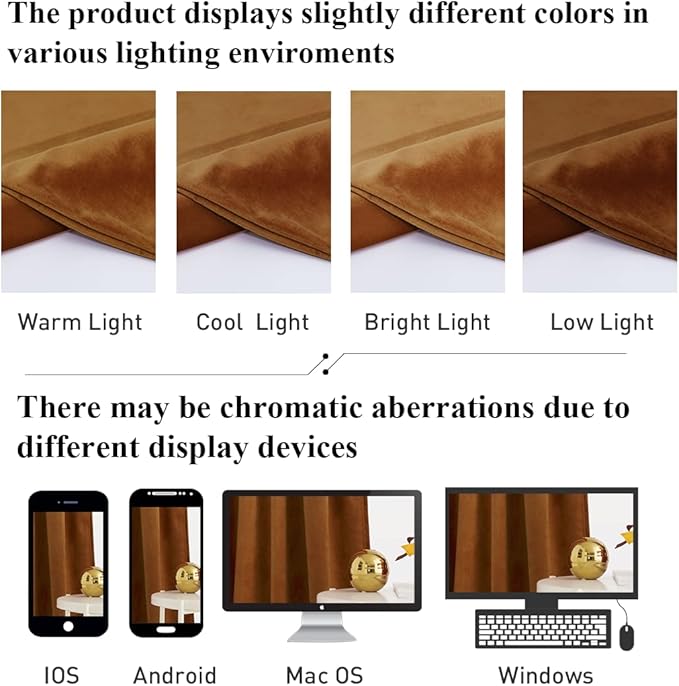 StangH Burnt Orange Velvet Curtains 90 inches - Blackout Energy Efficient Privacy Back Tab Rod Pocket Drape Classic Retro Decor for Dining Room/French Door/Home Theater, W52 x L90, 2 Panels