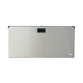 Foundations Stainless Steel Frameless Horizontal Baby Diaper Changing Station, Wall Mounted, Built in Liner Dispenser, Dual Bag Hooks (5410339)