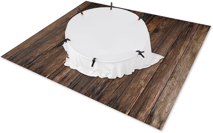 Kate Newborn Photography Props&Wood Texture Floor Mat(5x4ft)