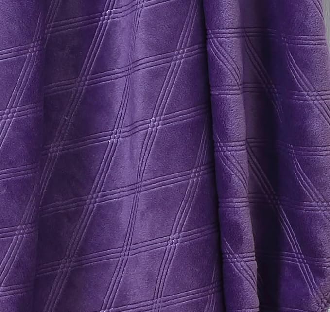 CREVENT Super Soft and Cozy Lightweight Fleece Baby Blankets for Boys and Girls/Kids/Infant/Newborns All Seasons(30"X40" Purple)