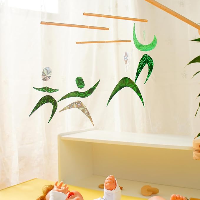 Montessori Mobile Set A - Munari (with Plastic Ball) & Octahedron & Color Dancers