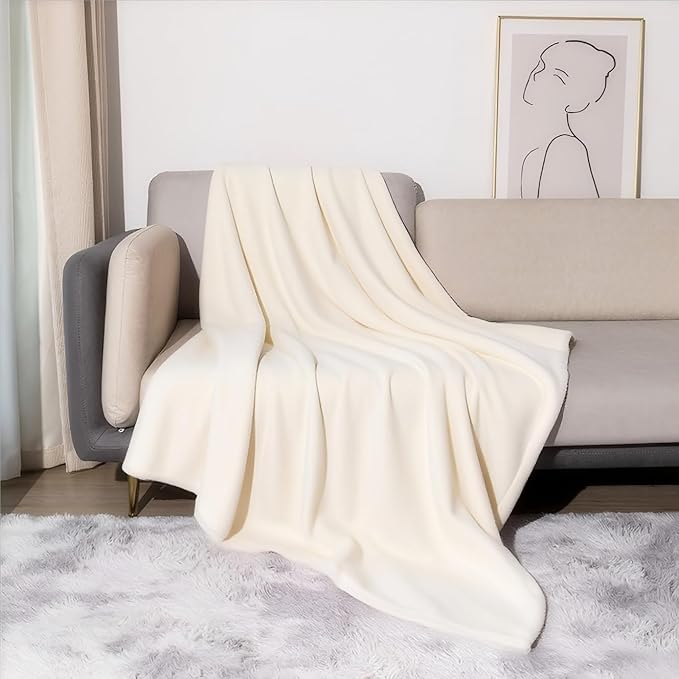 Organic 100% Cotton Multifunctional Blanket 47x47 Inches，Ultra-Soft for Baby & Home，Hypoallergenic, Machine Washable - for Travel, Nursery, Sofa & Camping