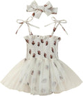 Meihuida Newborn Baby Girl Sleeveless Rompers Summer Clothes Cotton Bodysuit with Headband