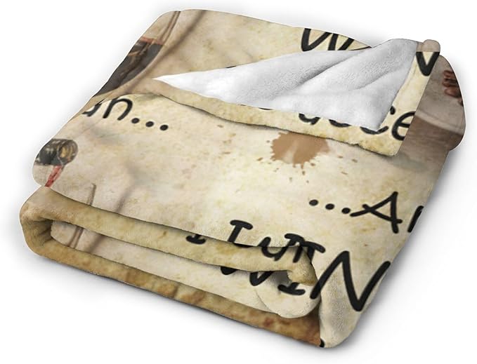 Vintage Coffee Blanket for Girls Boys Drink Wine Throw Blankets Soft Cozy Warm Fuzzy Fleece Lord Bedding Flannel Throws Stuff Gifts for Coffee Lovers Kids Men Women Bedroom Decor 60"x50"