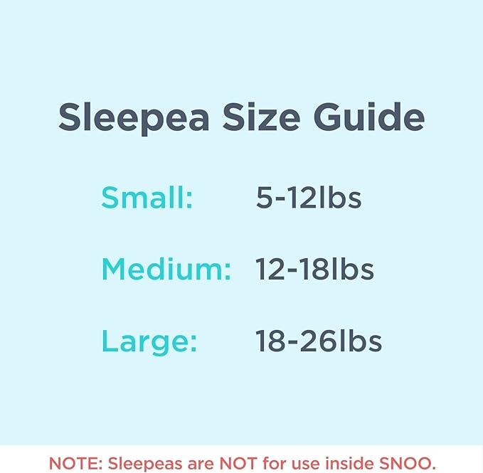Happiest Baby SNOO Sleep Sack - 100% Organic Cotton Baby Swaddle Blanket - Doctor Designed Promotes Healthy Hip Development (Ivory Lemons, X-Large)