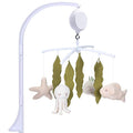 Crib Mobile 35 Lullaby Muisc,Cotton Baby Mobiles for Cribs & Pack N Play, Easy to Install, Stuffed Animals Hanging Toys Newborn Boys & Girls, Ocean Nursery Decor
