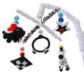 The Peanutshell Baby Crib Mobile for Boys & Girls, Musical, Montessori Nursery Mobiles, Black and White Crib Decor, High Contrast Mobile, Crib Toys Hanging, Crib Accessories Boy