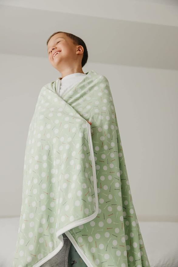Copper Pearl Jumbo 3-Layer Blanket: Soft Quilts for Boys & Girls | Breathable, Cozy Toddler Blanket | Baby Quilt for Newborns | Premium Polyester/Rayon 46x46 | Bogey