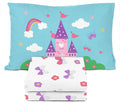Sunny Side Up Magic Castle Twin Sheet Set - 3 Piece Kids Bedding Set Includes Pillow Cover – Super Soft Floral Butterfly Microfiber Sheets