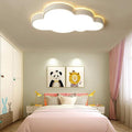 LAKIQ Modern Creative Acrylic LED Lights Cloud Shape Children Room Ceiling Light Flush Mount Ceiling Chandelier Lighting Fixture for Kids Bedroom Kindergarten Living Room (Warm Light, 25.5'')