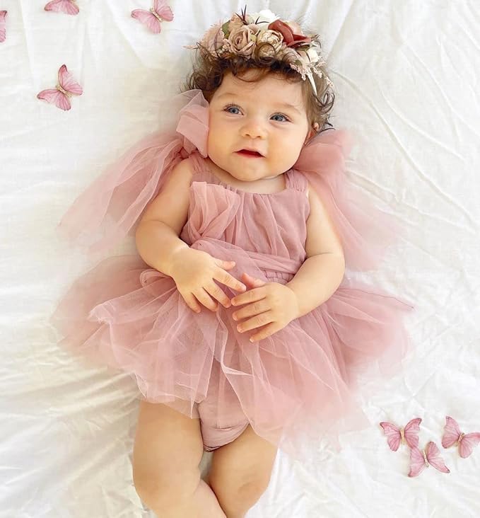Meihuida Newborn Baby Girl Sleeveless Rompers Summer Clothes Cotton Bodysuit with Headband