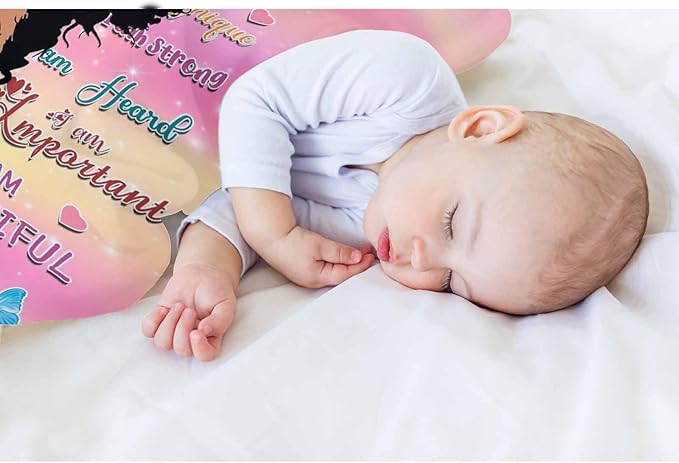 D-Story Personalized Blanket for Kids Adults Personalized Name Blanket Custom American African Blanket with Name Personalized Gifts for Christmas Birthday Mothers Fathers Day