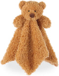 Apricot Lamb Velvet Bear Soft Loveys for Babies, Security Blanket for Baby Boy and Girl, 14x14 Inches for Infant and Toddlers