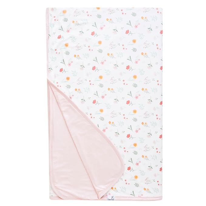 Copper Pearl Jumbo 3-Layer Baby Blanket: Soft Baby Quilts for Boys and Girls | Breathable, Cozy, Toddler Blanket | Baby Quilt for Newborns | 46x46 Premium Polyester/Rayon | Mabel