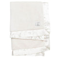 Little Giraffe Posh Mink Baby Blanket - Double-Sided Ultra Soft Plush Fabric, for New Moms, Newborn Must-Have for Girls & Boys, Cozy & Cuddly Comfort Blanket, 29" x 35", Cream