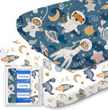Bassinet Sheets for Baby Boy Girl, TotBasic Buttery Soft Universal Bassinet Fitted Sheet, Compatible with Halo, Mika Micky, Baby Delight, Dream On Me, Maxi COSI & More Bassinet Mattress