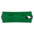 Creative Knitwear North Dakota Fighting Hawks Infant Girls Kelly Green Solid Hair Knot Headband Embroidered Logo - Size Newborn - 4T