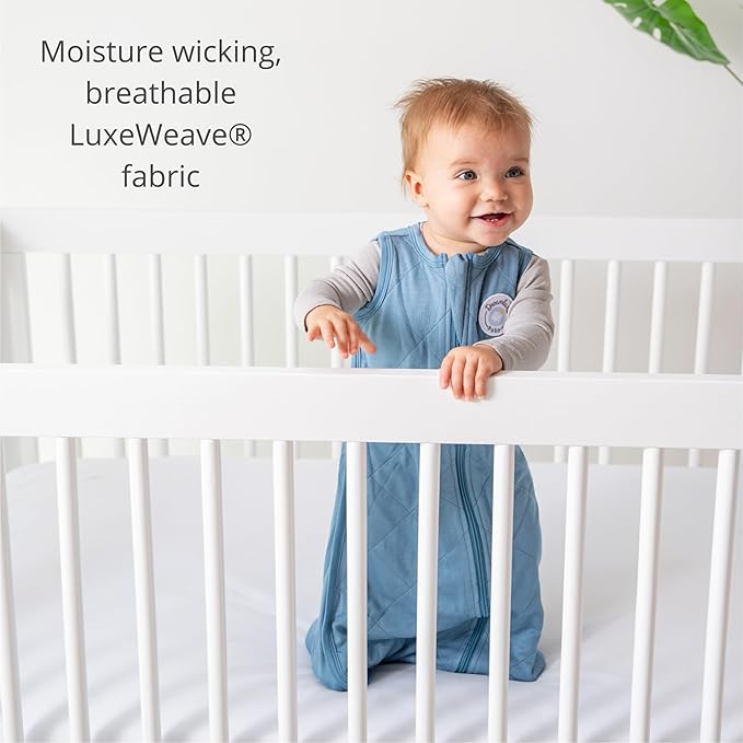 Dreamland Baby Lightweight Bamboo Viscose Sleep Sack (24-36 months). 1.0 TOG Ultra Soft Blanket w/ 2-Way Zipper. 95% Viscose, 5% Spandex (Rose). Mom-Owned US Business, Premium Materials