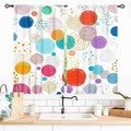 Rainbow Curtains for Girls Bedroom, Boho Rianbow Quotes Inspirational Motivational Positive Colorful Galaxy Pink Purple Window Drapery for Baby Kids Living Room Nursery Classroom, 84"x63" Inch