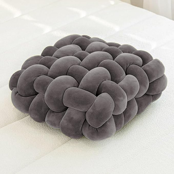 Velvet Chunky Yarn Bulky Giant Arm Knitting Yar n, Super Soft Jumbo Tube Weight Y arn, Fluffy DIY Crochet Hand Making Washable Yar n for Blanket, Pet Bed, Rugs Pillow (2.2lb-Dark Gray)