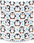 Penguin Gifts for Girls Kids - 40" x 50" Inches Cute Penguin Blankets for Teens - White Soft Lightweight Throws for Sofa, Crib & Bed