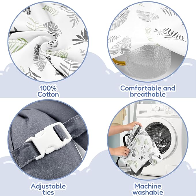 Baby Lounger for Newborn, Baby Lounger Covers & Soft Baby Nest Cover Babies Essentials Gifts,Dock A Tot Portable Infant Lounger