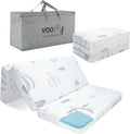 Trifold Pack and Play Mattress - 38"x26" Pack N Play Mattresses Pad with Breathable Removable Cover - Dual-Sided Memory Foam Foldable Portable Baby Crib Mattress