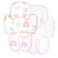 Pea Pod Summer Infant Car Seat Insert, 2 in 1 Baby Car Seat Head Body Support for Newborn Upgrade Mesh Baby Car Seat Insert Stroller Cushion for Boys Girls, Extra Soft and Breathable, Unicorn