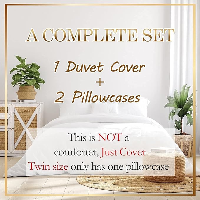 Manfei Christmas Duvet Cover Set Twin Size, Pink Castle and Snowman Print Bedding Set 2pcs for Kids Girls Teens Bedroom Decor, New Year Snowflake Print Comforter Cover with 1 Pillowcase,No Comforter