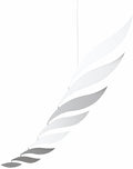 Silver Rhythm Hanging Mobile - 29 Inches - Aluminum - Handmade in Denmark by Flensted