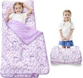 Toddler Nap Mat with Pillow and Blanket, Extra Large Rolled Napping Mats,Slumber Bags for Boys Girls,Kids Sleeping Bag for Daycare, Preschool Travel Camping
