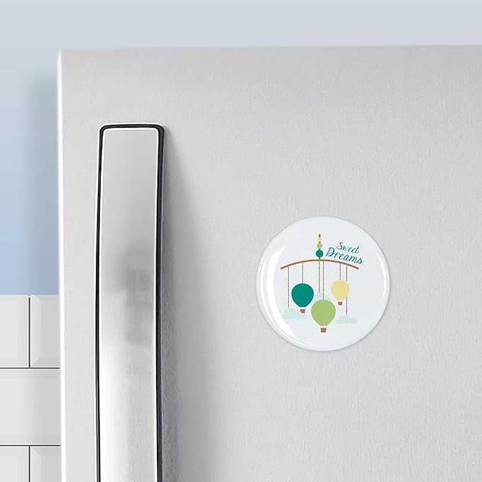 CafePress Baby Hot Air Balloon Mobile Sweet Dreams Magnets 2.25" Round Magnet (10 pack)