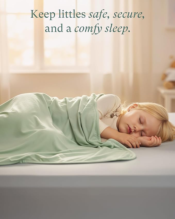 PurComfy Supersoft Toddler Comforter, Premium Bamboo Viscose Crib Blanket, Breathable 1.0 Tog Crib Quilt for All Seasons 39"×55"