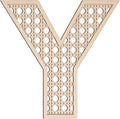 She Love Large Boho Wooden Rattan Letters 12 inch for Nursery Decor Wood Letter Y Wall Decors for Baby Girl Boy Bedroom Home Rustic Name Sign Birthday Wedding Decorative letters