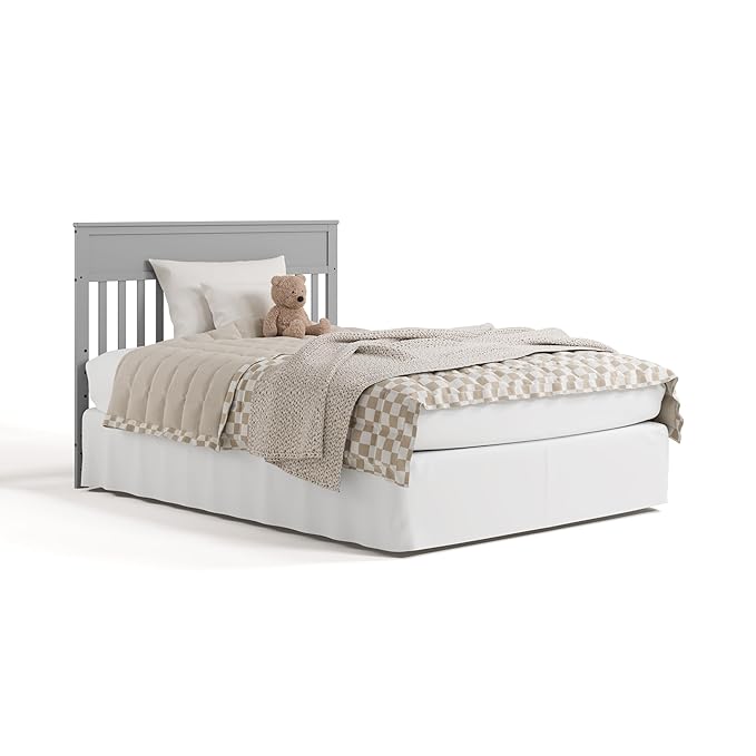 Graco Shiloh 5-in-1 Convertible Crib with Drawer – GREENGUARD Gold Certified Baby Crib Crafted from Wood, Converts to Toddler Bed, Daybed, and Full-Size Bed, Pebble Gray